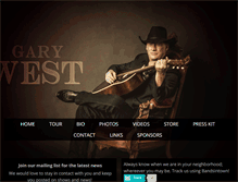 Tablet Screenshot of garywestmusic.com